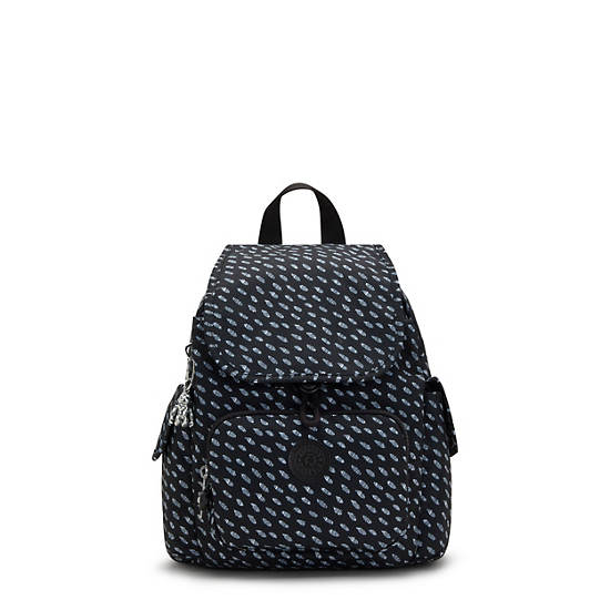 Kipling City Pack Mini Printed Rugzak Zwart | België 1722KO